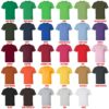 t shirt color chart 1 - A24 Films Store